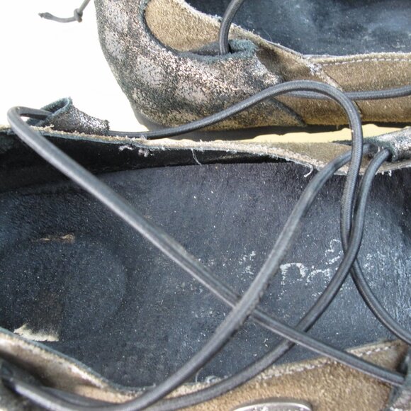 Birkenstock Papillio Mary Jane Loafers Brown Suede Leather Women's Size 6 - Picture 9 of 9